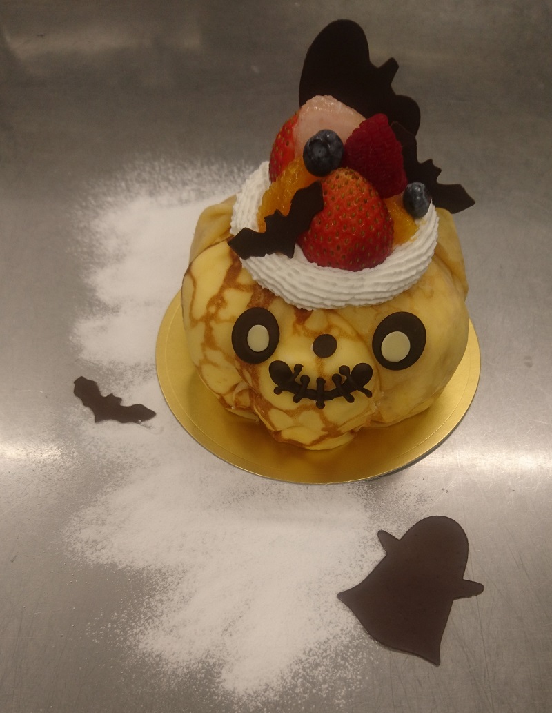 ハロウィン用デコレーションケーキ